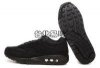 nike鞋袋 2013年反毛款A(yù)IR MAX87 新款男跑步鞋全黑網(wǎng)